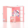 3x3m SEG Popup Booth with L-Arch Wall, 4 LED Showcases & Counter