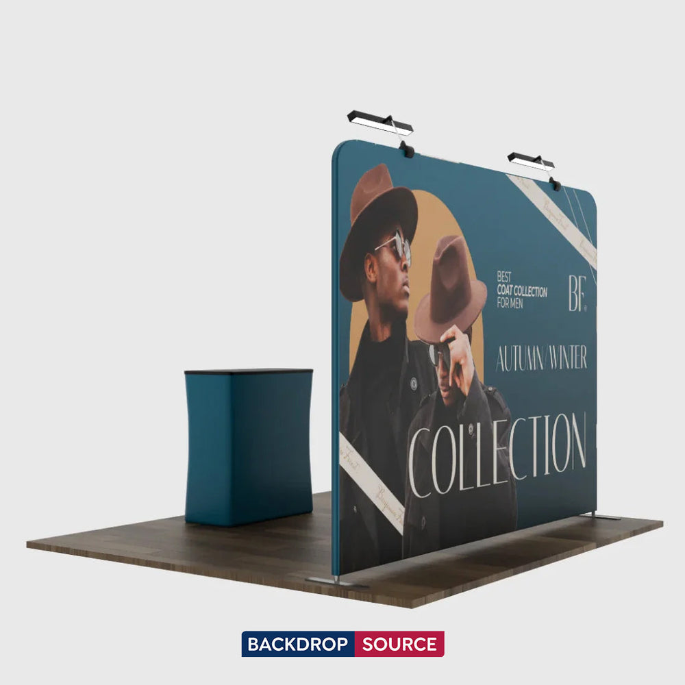3x3m Straight Exhibit Pro 3-in-1 Display Kit with Illume Lights