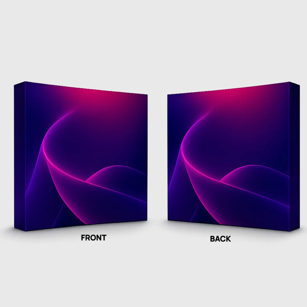 Portable Straight Fabric Pop-Up Wall