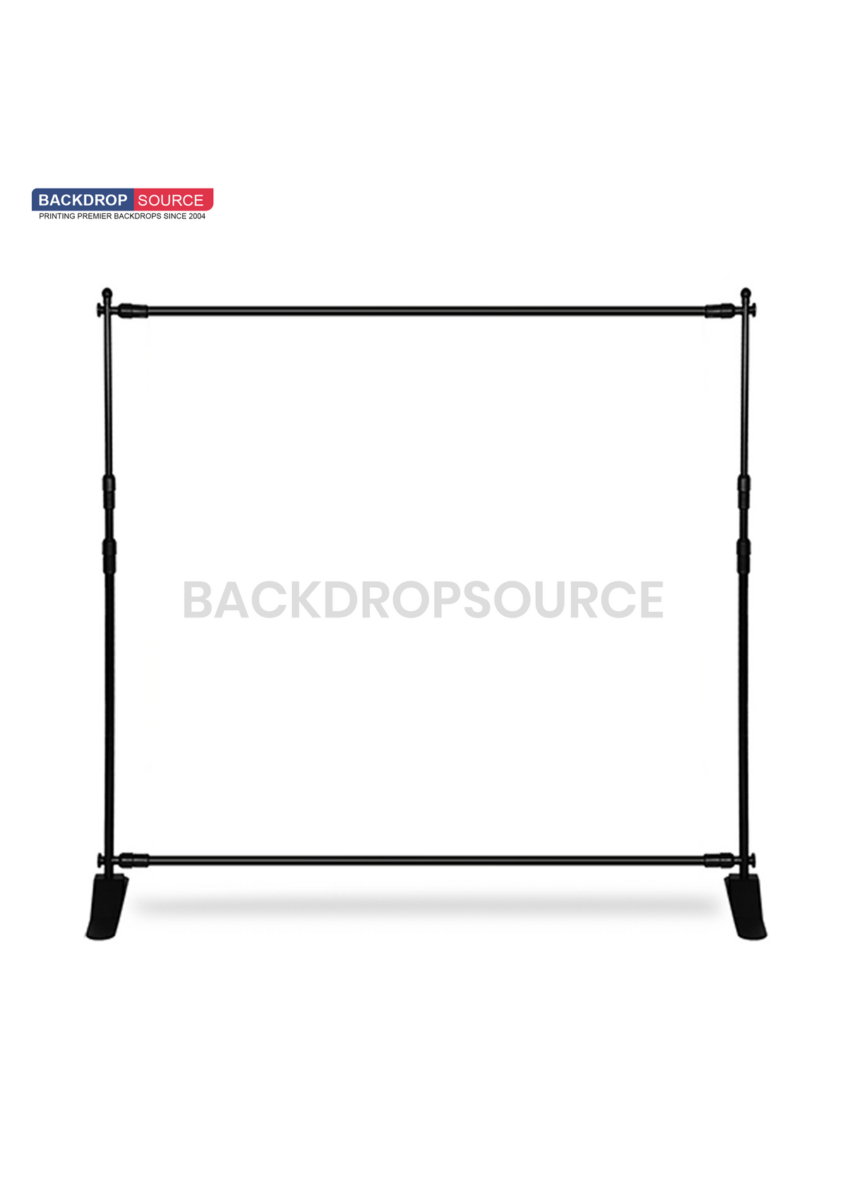 Fabric Backdrop Media Wall With Adjustable Stand