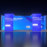 Backlit SEG Booth Kit with Twin L-Arches & 2 Sidewalls