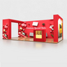 3x3m 3D Media Wall Booth Kit with L-Shape Corner & Counter