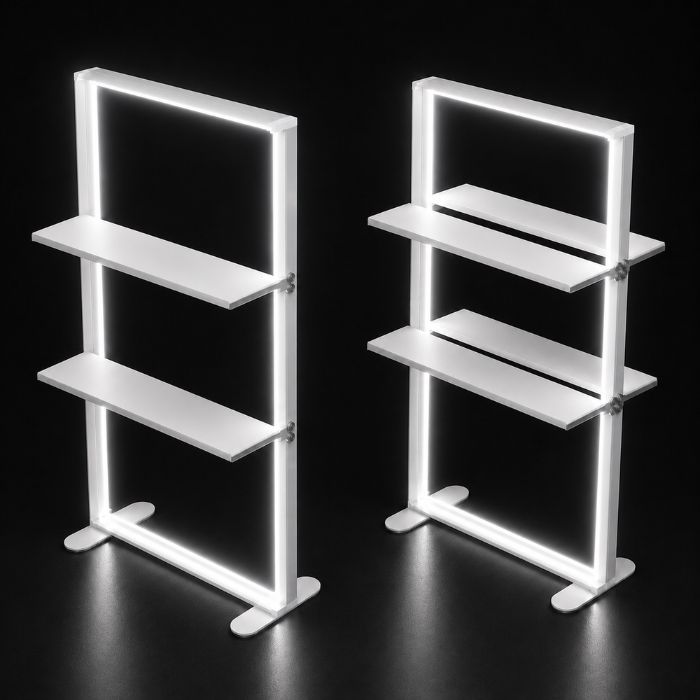 SEG Led Light Box with Shelves
