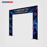 6x6m Booth Kit with 6m Backdrop, Entry Arch & 2 TV Mounts