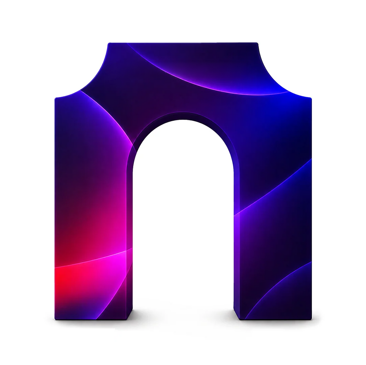 3D Fabric Triumphal Arch Backdrop