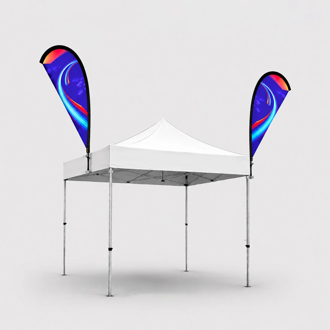 Fabric Feather Flag for Canopy Tents