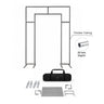 Fabric Full Open Square Arch Display