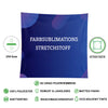 Farbsublimations Stretchstoff knitterfrei