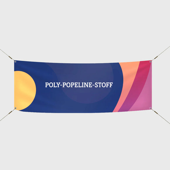 Hintergrunddruck aus Poly-Popeline-Stoff