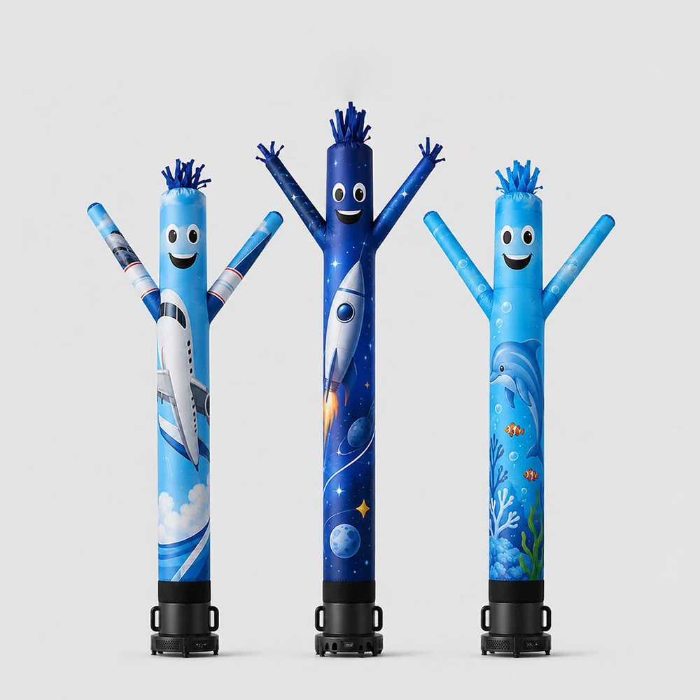 Inflatable Tube Man with Constant Air Supply