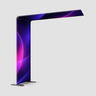 Premium Modular L Arch TV Display Exhibition Kit for 3m Wide Booths