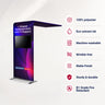 L-Shaped Arch Tube Fabric Display