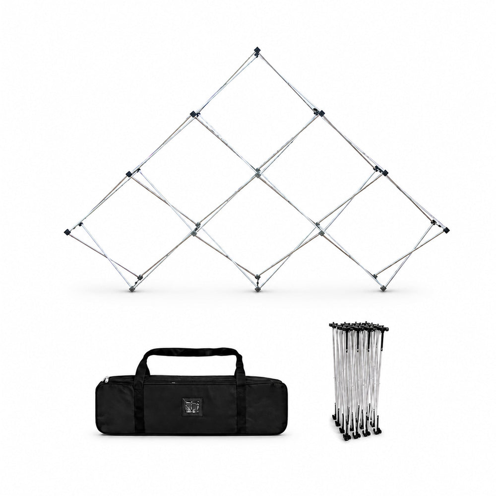 Medium Triangular Fabric GeoMetrix Pop Up Grid Display