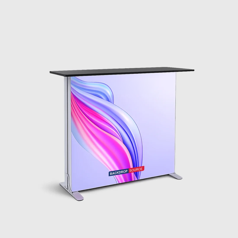 Non-Lit SEG Fabric Display Counter – 1m H Height