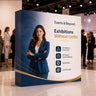 Portable Straight Fabric Pop-Up Wall