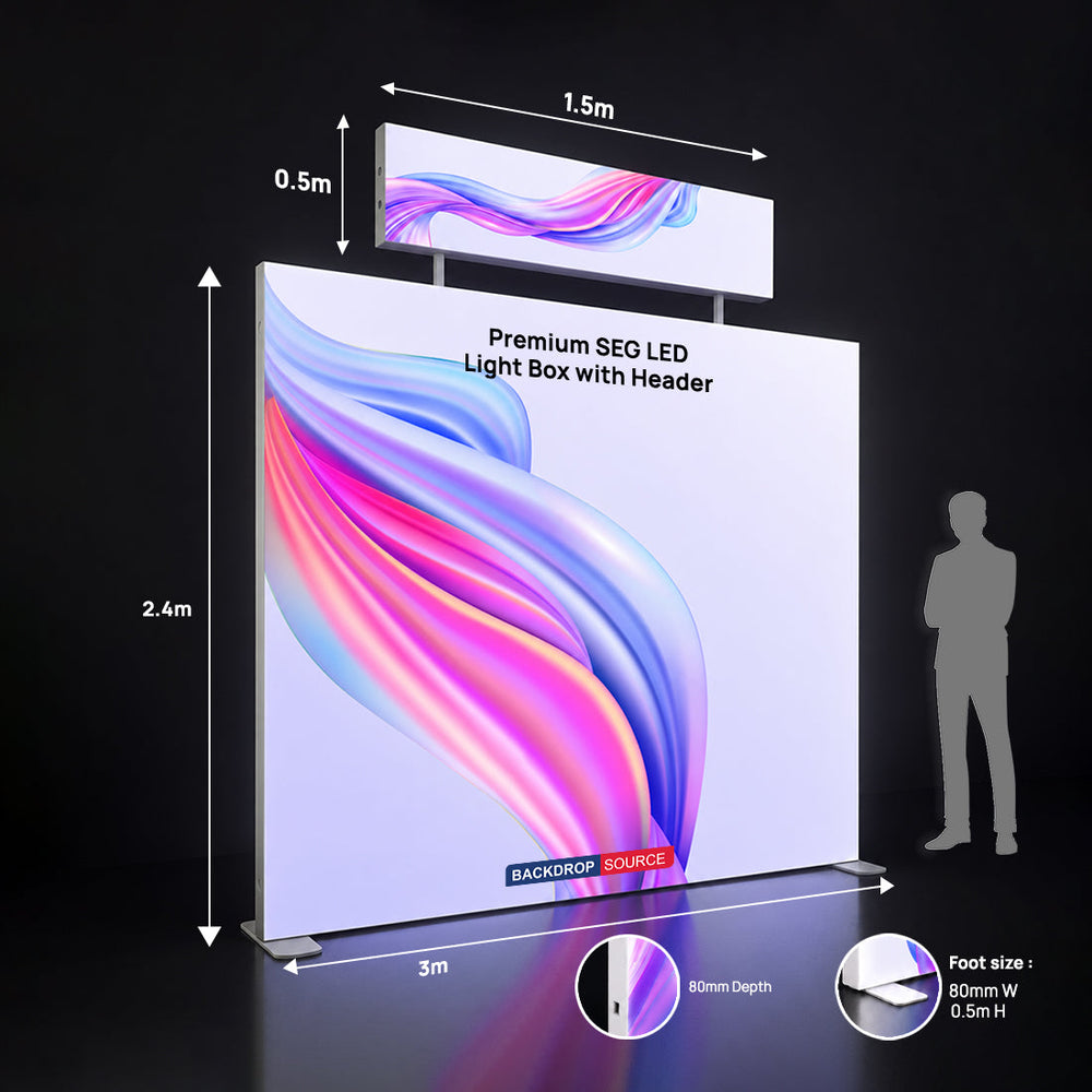 Premium SEG LED Light Box with Header
