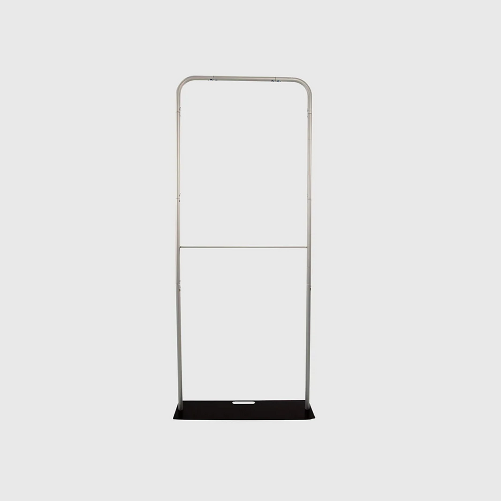 3x3m Booth Kit with Curved Wall, TV Shelf Tower & Banner