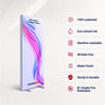 Non-Backlit SEG Fabric Display Frame - 80mm Depth Aluminum Profile
