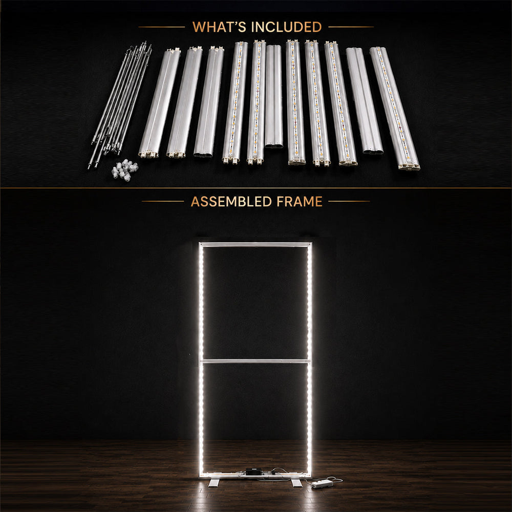 SEG Frameless Fabric Led Light Box Display - 1m W x 2m H