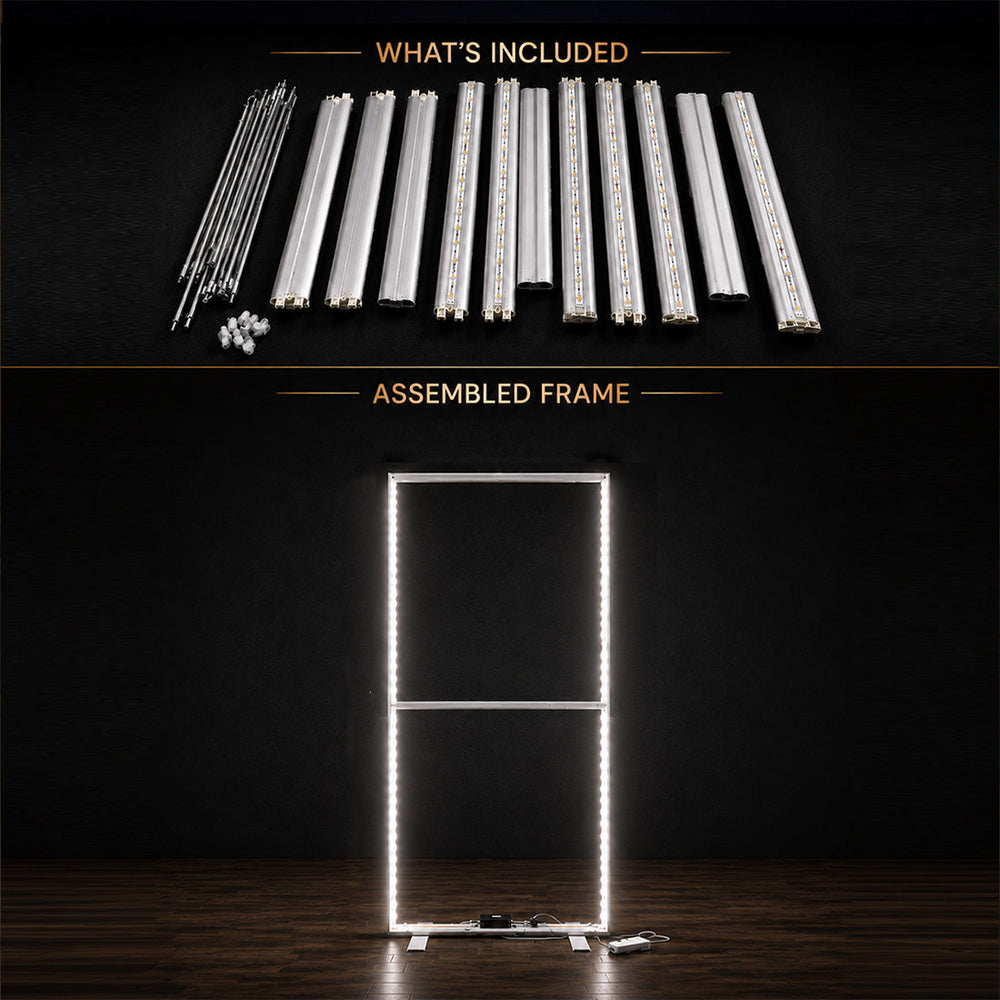 SEG Frameless Fabric Led Light Box Display - 1.2m W x 2m H