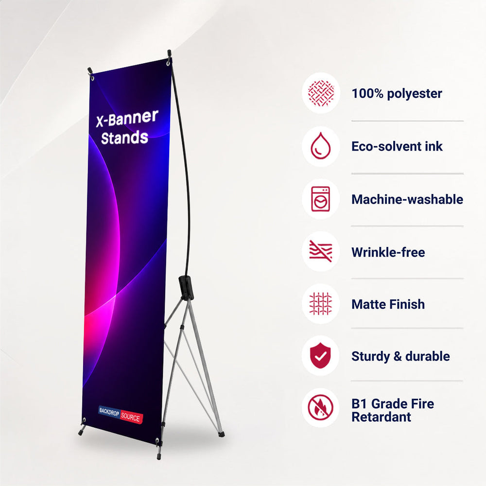 Fabric X-Banner Stands