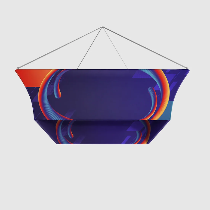 Tapered Square Hanging Display