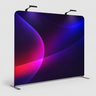 Premium Straight Fabric Wall with LED Spotlights