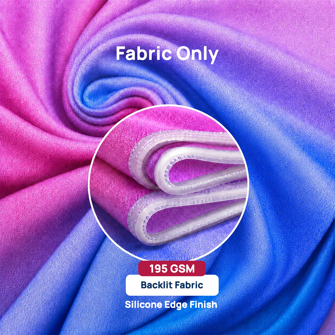 SEG Frameless Fabric Led Light Box Display - 80mm Depth Aluminum Profile