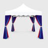 Canopy Tent Fabric Corner Curtains