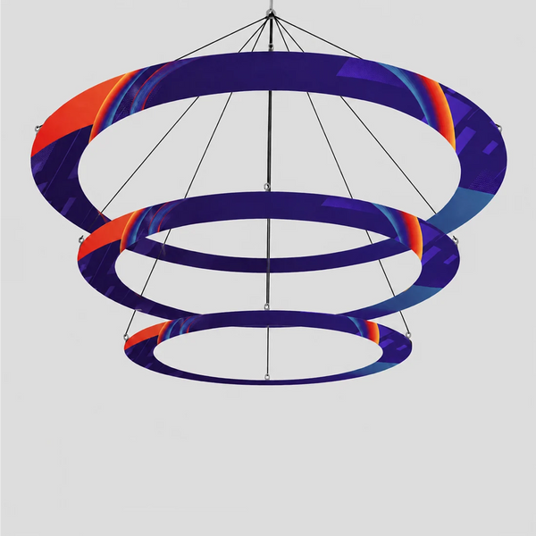 Tiered Ring Hanging Banner