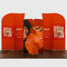 3x3m Magnetic Fabric Booth Wall with 8 Panels