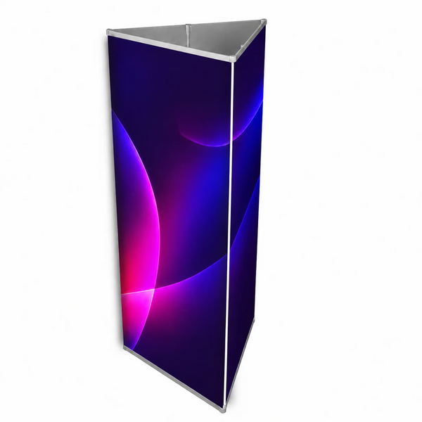 Modular Triangle Fabric Banner Display Stand