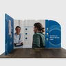 5x4m Magnetic Fabric Booth Wall with Modular Panels