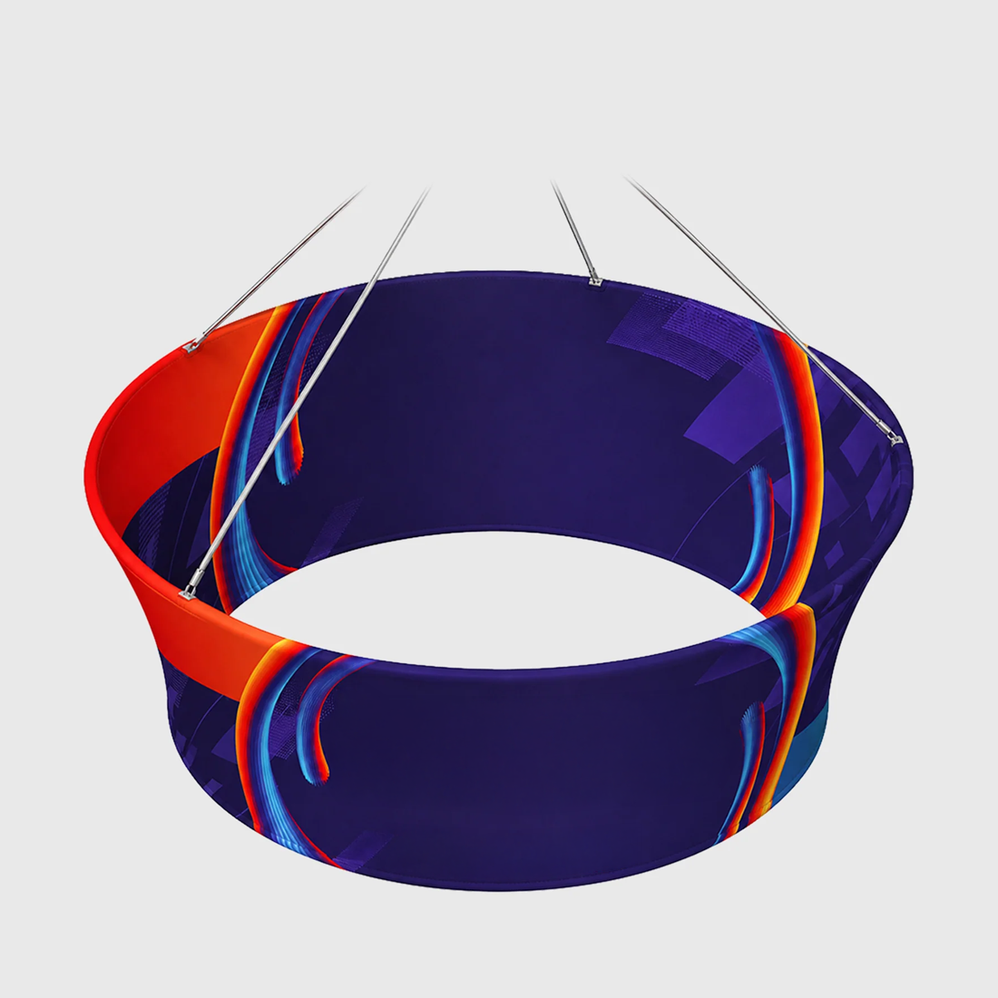 Tapered Round Hanging Display