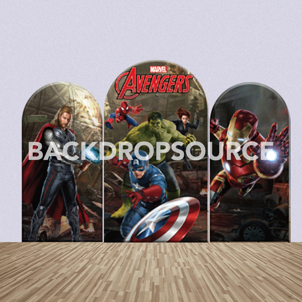 Avengers Themed Party Backdrop Media Sets for Birthday / Events/ Weddings