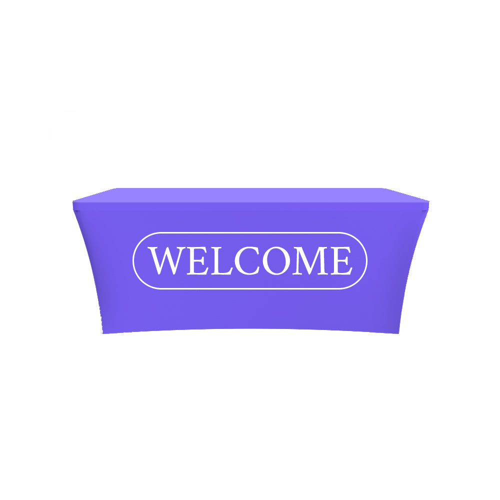 Church Welcome Design Stretched Tablecloth Cover