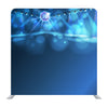 Abstract Bokeh Blue Color Background and Crystal Ball Media Wall