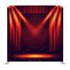 Beautiful Theater Stage With Lights Focus Background Media Wall