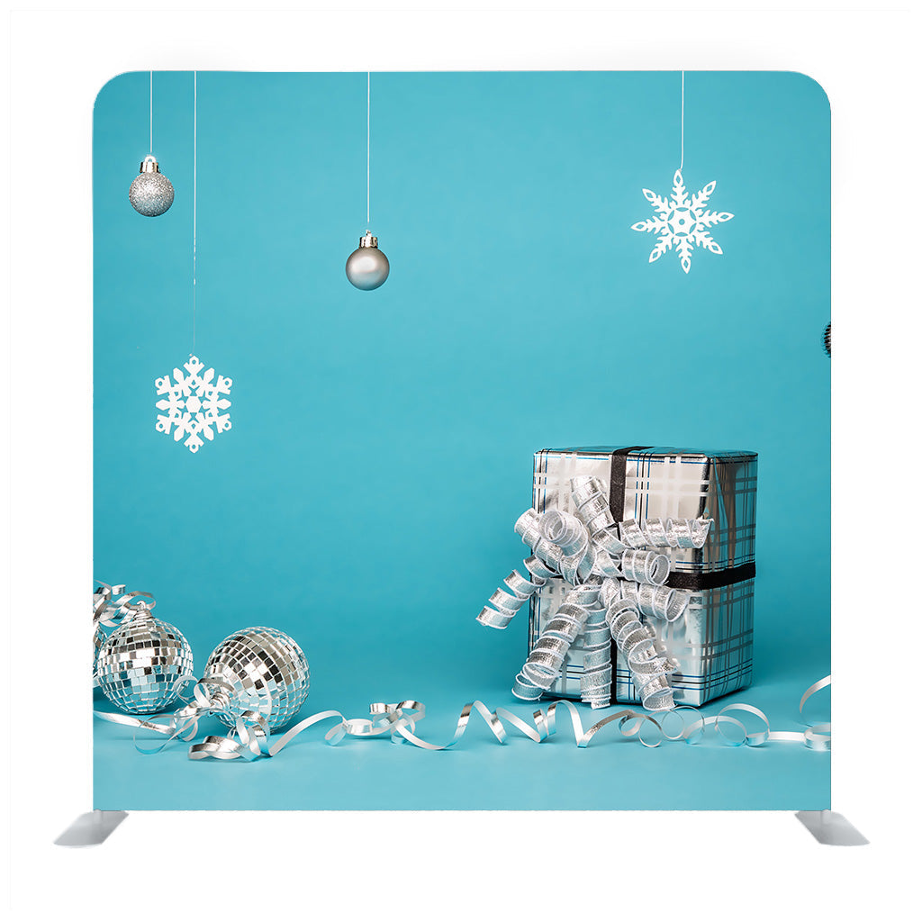 Christmas Copy Space Interior And Decorations Backdrop