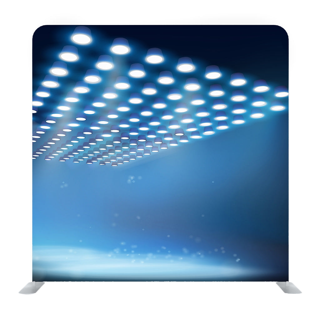 Glowing Abstract Wave On Dark, Shiny Motion, Magic Space Light Media Wall