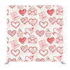 Hand Drawn Heart Love Doodle Background Media Wall