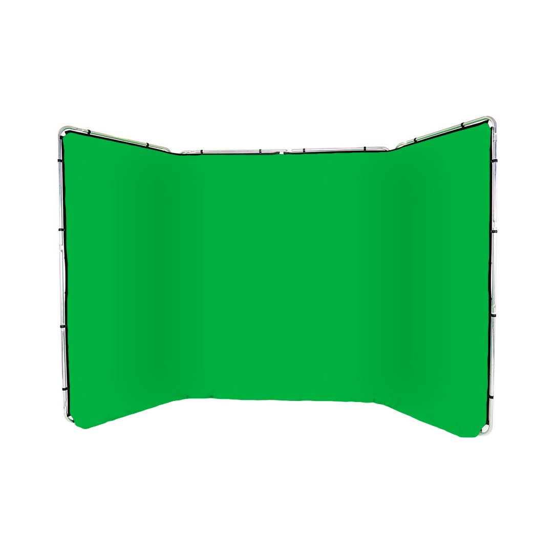 Panoramahintergrund Chroma Green 4m breit