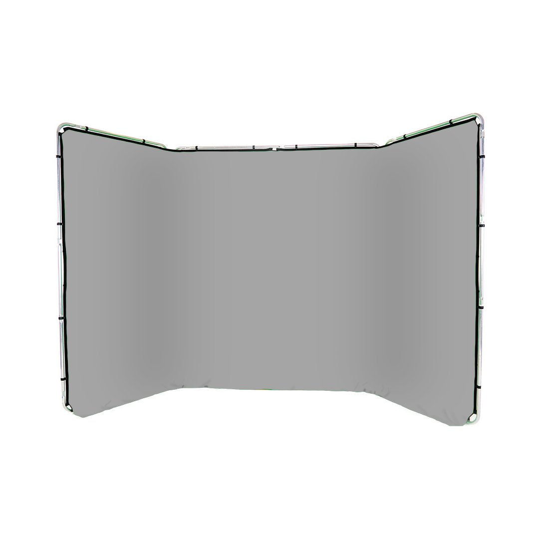 Panoramahintergrund Grau 4m breit