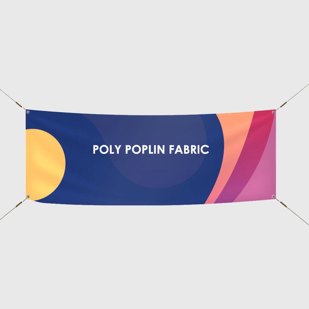 Hintergrunddruck aus Poly-Popeline-Gewebe
