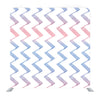 Seamless wavy lines pattern with white background backdrop