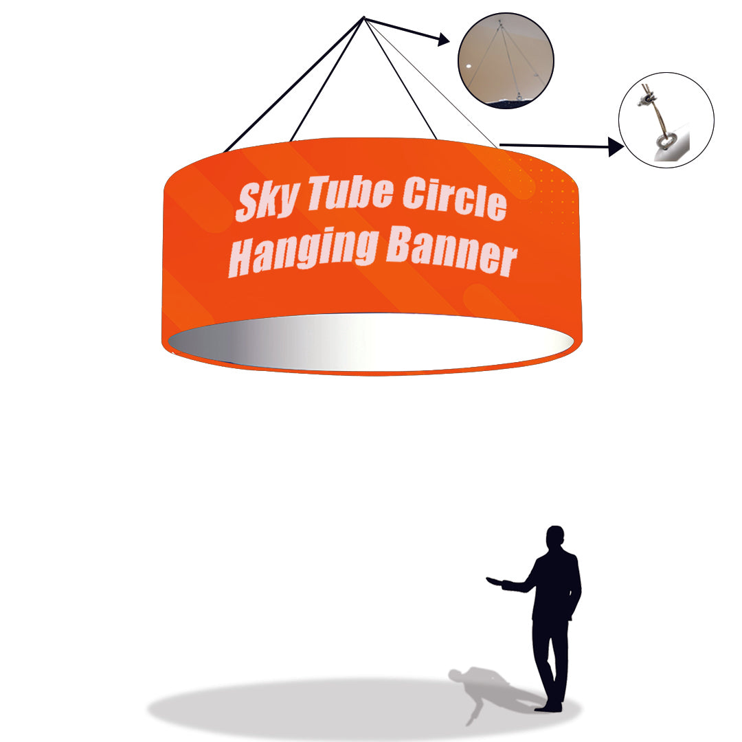 Sky Tube Circle Hängebanner