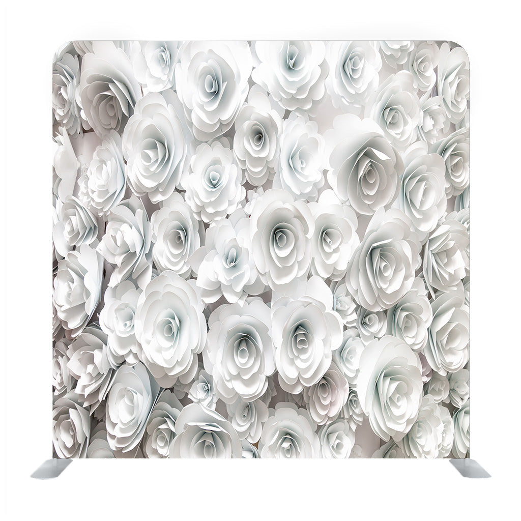Wall With A Background Of Paper Flowers Handmade Craft Creative Abstraction Background Media Wall
