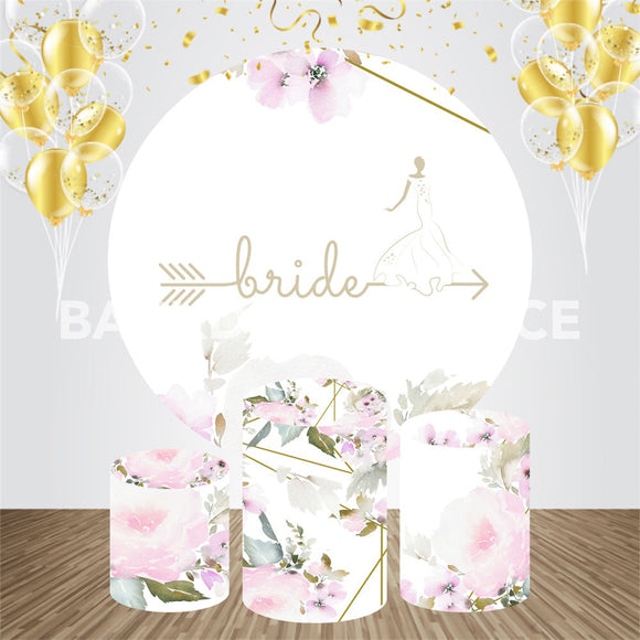 Bride To Be Event Party Round Backdrop Kit