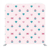 Geometric Pattern With Hearts And Diamonds Background Media Wall