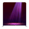 Purple Spotlight On Stage With Smoke And Light Media Wall